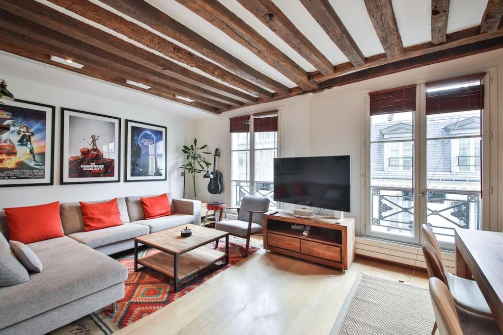 Typical Parisian Duplex#4Pers#Le Marais Daire Dış mekan fotoğraf